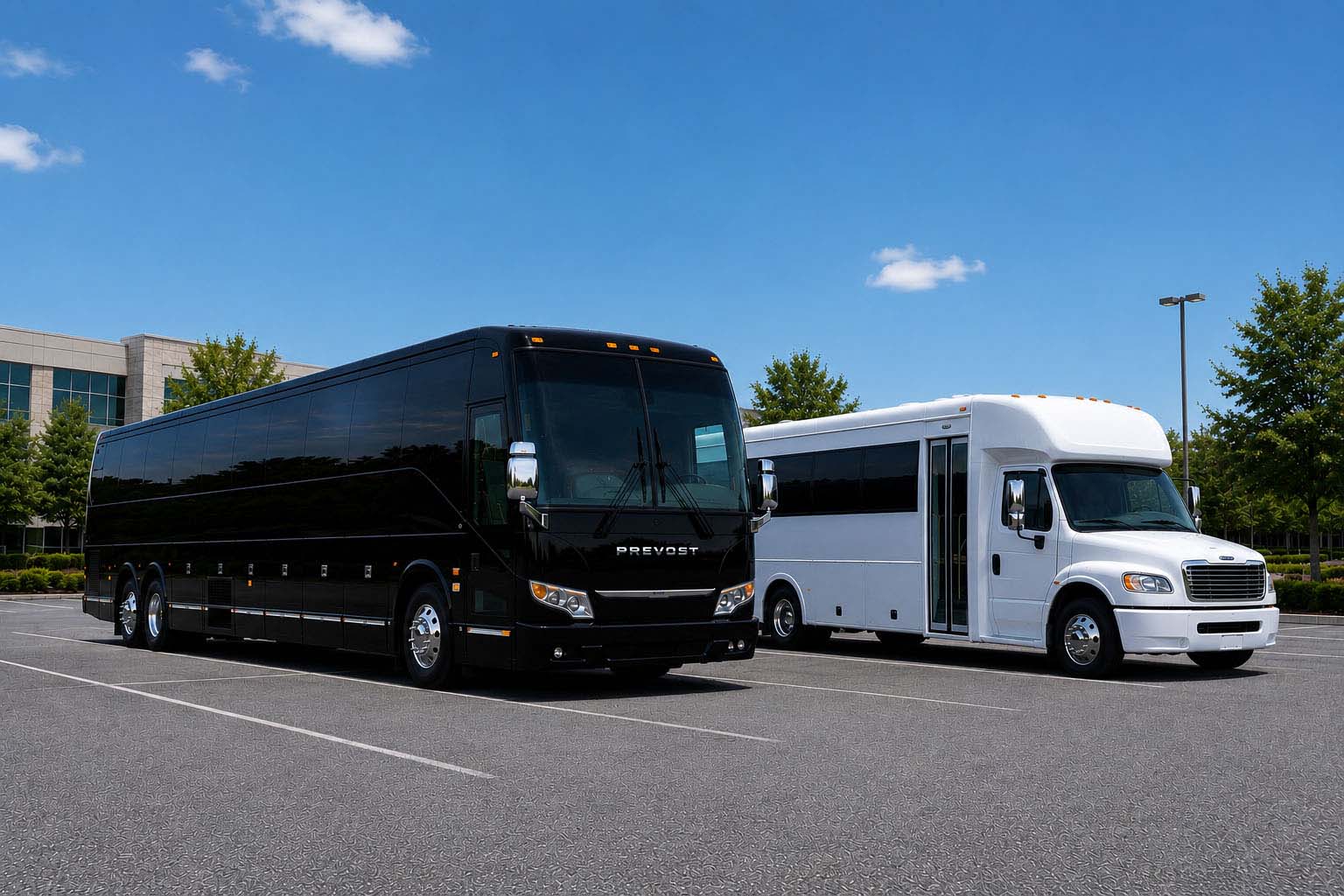 Charter bus rental in Claude, TX